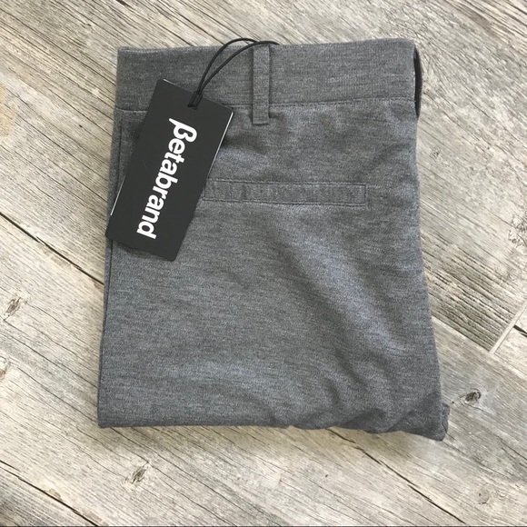 NWT Betabrand DPYP Silver Pinstripe in M Long - Picture 1 of 3